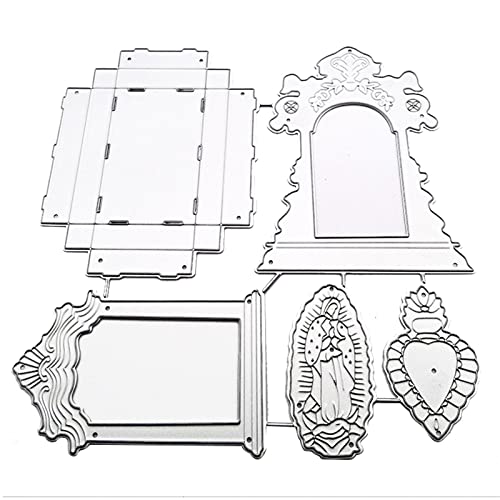 CHIZISX Herz Anhänger Metall Stanzformen Schablone Scrapbooking Album Papier Karte F CHIZISX Herz Anhänger Metall Stanzformen Schablone Scrapbooking Album Papier Karte F von CHIZISX