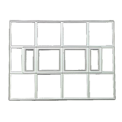 CHIZISX Kartenrahmen, Metall-Stanzformen, Scrapbooking-Schablone, Stanzungen, Kartenpräg CHIZISX Kartenrahmen, Metall-Stanzformen, Scrapbooking-Schablone, Stanzungen, Kartenpräg von CHIZISX
