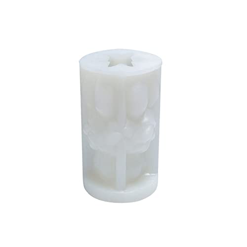 CHIZISX Kerzenform,3D-Stumpenkerzenform, Epoxidharz-Guss-Silikonform, antihaftbeschichtet, leicht zu entformen, für DIY-Kerze, Gips, Bastel CHIZISX Kerzenform,3D-Stumpenkerzenform, Epoxidharz-Guss-Silikonform, antihaftbeschichtet, leicht zu entformen, für DIY-Kerze, Gips, Bastel von CHIZISX