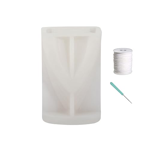 CHIZISX Kerzenform,3D dreieckige Kerzenform zur Herstellung von Kerzen, Seife, Gips, Ornament, Kuchen, Fondant, Epoxidharz, Guss-Sil CHIZISX Kerzenform,3D dreieckige Kerzenform zur Herstellung von Kerzen, Seife, Gips, Ornament, Kuchen, Fondant, Epoxidharz, Guss-Sil von CHIZISX