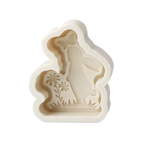 CHIZISX Kerzenform,Kaninchen Silikon Form Schöne Kerze Form Handgemachte Duft Kerze Machen Form Seife Form Kuchen CHIZISX Kerzenform,Kaninchen Silikon Form Schöne Kerze Form Handgemachte Duft Kerze Machen Form Seife Form Kuchen von CHIZISX