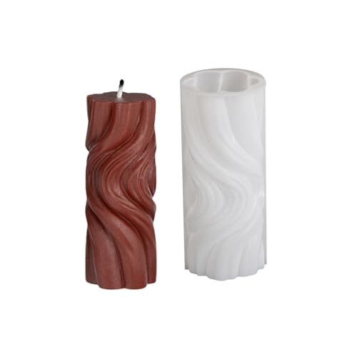 CHIZISX Kerzenform,Mehrzweck-Kerzenhalter-Formen-Set mit Wellenform aus stabilem Silikon, tragbar, für Kunstharz-Gips-Bastelbedarf, verschi CHIZISX Kerzenform,Mehrzweck-Kerzenhalter-Formen-Set mit Wellenform aus stabilem Silikon, tragbar, für Kunstharz-Gips-Bastelbedarf, verschi von CHIZISX