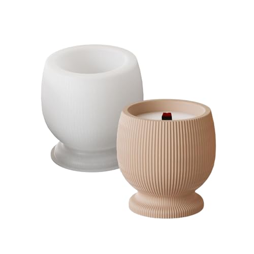 CHIZISX Kerzenform,Robustes Mehrzweck-Kelchkerzenhalter-Formen-Set aus Silikon, tragbar für Kunstharz-Gips-Bastelbedarf, verschiedene Größe CHIZISX Kerzenform,Robustes Mehrzweck-Kelchkerzenhalter-Formen-Set aus Silikon, tragbar für Kunstharz-Gips-Bastelbedarf, verschiedene Größe von CHIZISX
