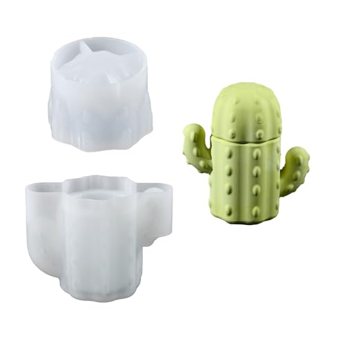 CHIZISX Kerzenform,Robustes Mehrzweck-Silikon-Kaktus-Kerzenbecher-Formen-Set, Zubehör für den Haushalt, Aufbewahrungsbox, Bastelbedarf CHIZISX Kerzenform,Robustes Mehrzweck-Silikon-Kaktus-Kerzenbecher-Formen-Set, Zubehör für den Haushalt, Aufbewahrungsbox, Bastelbedarf von CHIZISX
