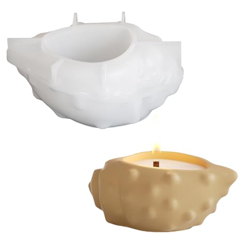 CHIZISX Kerzenform,Robustes Silikon-Muschelform-Set für Kunstharz-Kasten, Seeschnecke, Epoxidharz-Tablettformen für Schmuck und Heimdekorat CHIZISX Kerzenform,Robustes Silikon-Muschelform-Set für Kunstharz-Kasten, Seeschnecke, Epoxidharz-Tablettformen für Schmuck und Heimdekorat von CHIZISX