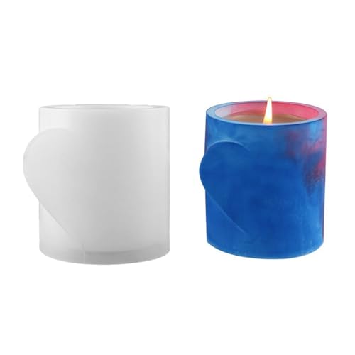 CHIZISX Kerzenform,Silikon-Kerzenbecher-Formen-Set, kreative Aromatherapie-Kerze, Zementbecher, Versorgung, DIY-Beton-Kerzenbecher, Harzfor CHIZISX Kerzenform,Silikon-Kerzenbecher-Formen-Set, kreative Aromatherapie-Kerze, Zementbecher, Versorgung, DIY-Beton-Kerzenbecher, Harzfor von CHIZISX