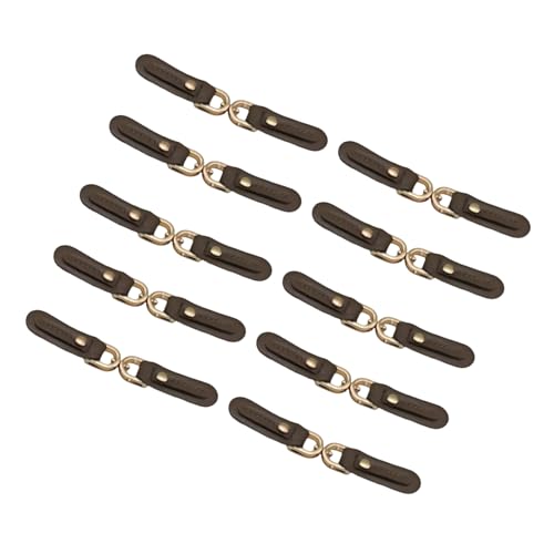CHIZISX Leder-Knebelknöpfe, zum Aufnähen, für Strickwaren, Jacken, Windjacken, Mäntel, Kleidung, Nähen, Handwerk, 10 Stück CHIZISX Leder-Knebelknöpfe, zum Aufnähen, für Strickwaren, Jacken, Windjacken, Mäntel, Kleidung, Nähen, Handwerk, 10 Stück von CHIZISX