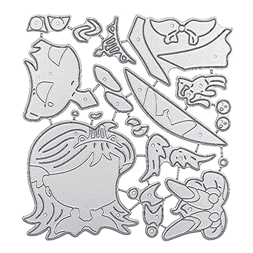 CHIZISX Mädchen Prinzessin Metall Stanzformen Schablone Scrapbooking Album Papier Ka von CHIZISX