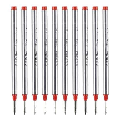 CHIZISX Metall-Kugelschreiberminen, glattes Schreiben für Metall-Kugelschreiber, 0,5 mm oder 0,7 mm Spitze, 10 Stück von CHIZISX