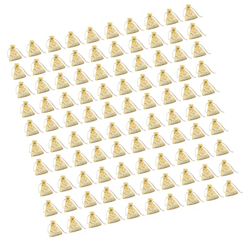 CHIZISX Organzabeutel mit Herz-Design, 10 x 15 cm, Kordelzugbeutel für Schmuck und kleine Gegenstände, 100 Stück CHIZISX Organzabeutel mit Herz-Design, 10 x 15 cm, Kordelzugbeutel für Schmuck und kleine Gegenstände, 100 Stück von CHIZISX