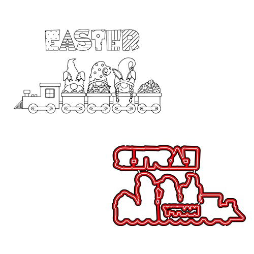 CHIZISX Ostern-dekorative Stanzformen aus Metall, Prägeschablone für Kartenherstellung, Scrapbooking, Album, Möbel, Wanddekorati von CHIZISX