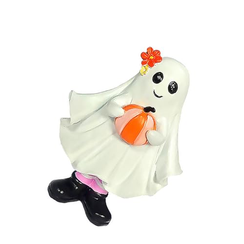 CHIZISX Sichere Kunstharz-Geisterfigur für Halloween, Party, Hochzeit, Jahrestag, Tischdekoration, realistische Gespenststatue, Ornament, tragbare Party-Dekoration von CHIZISX