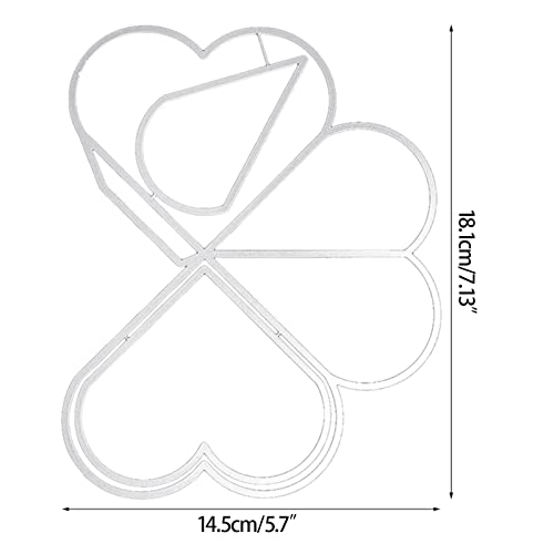 CHIZISX Stanzformen für die Kartenherstellung, herzförmige Metall-Stanzformen für Scrapbooking, Album, Prägung, Foto, Handwe CHIZISX Stanzformen für die Kartenherstellung, herzförmige Metall-Stanzformen für Scrapbooking, Album, Prägung, Foto, Handwe von CHIZISX