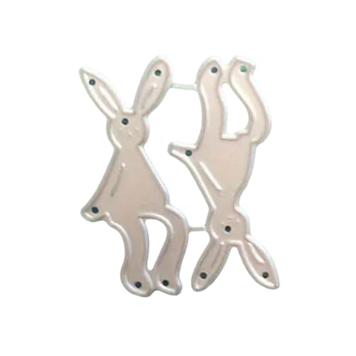 CHIZISX Stanzformen in Hasenform, Baumform, gestanzte Vorlagen, Stanzformen aus Karbonstahl für Scrapbooking, Kartenherstellung, von CHIZISX