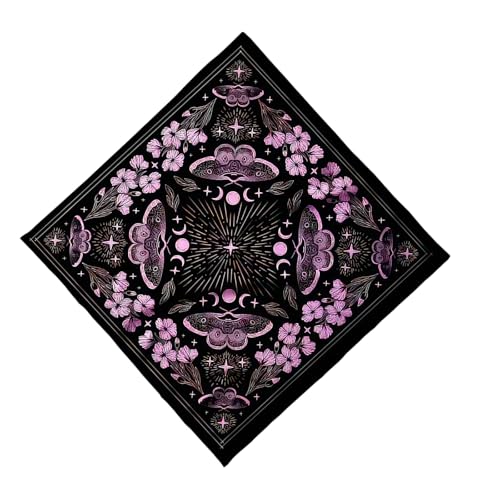 CHIZISX Tarots Tischdecke, Stern-Blumenmuster, Astrologie, Altäre, Tuch, Wahrsagungskarte, Tischdecke, Wandteppich, Hexerei, Altäre, Tarot-Karte CHIZISX Tarots Tischdecke, Stern-Blumenmuster, Astrologie, Altäre, Tuch, Wahrsagungskarte, Tischdecke, Wandteppich, Hexerei, Altäre, Tarot-Karte von CHIZISX