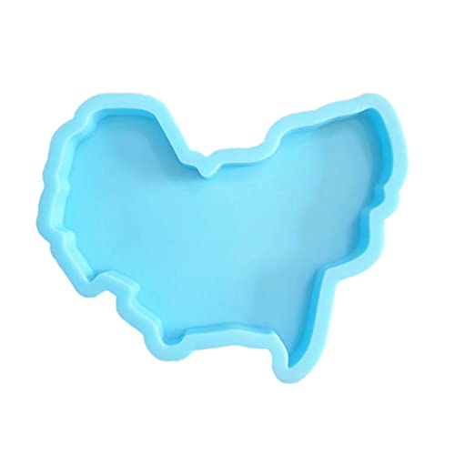 CHIZISX Untersetzerform,Epoxidharz-Untersetzerform, Afrika-Kartenform, Silikon-Betonform, handgefertigt, Familientreffen, Teeuntersetzer, Heimde von CHIZISX