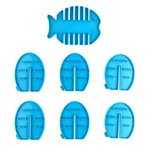 CHIZISX Untersetzerform,für kreative kleine Fische Untersetzer mit Epoxidharz Form Tasse Matte Si CHIZISX Untersetzerform,für kreative kleine Fische Untersetzer mit Epoxidharz Form Tasse Matte Si von CHIZISX