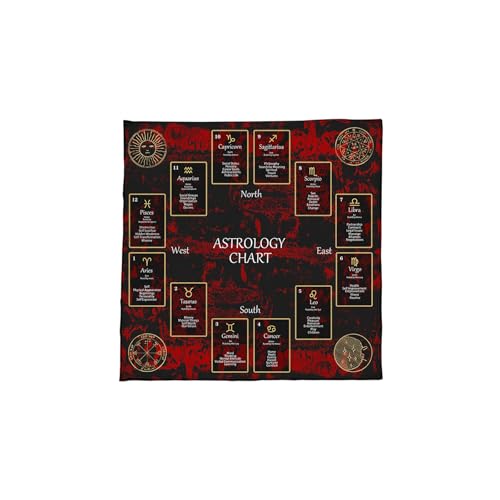 CHIZISX Wahrsager-Tischdecke, Sternbilder, Astrologie, Tarots, Kartentischdecke, Altar, Stoff, Wahrsagungen, Brettspiel, Zubehör, Altäre, Tarots, Kartentuch CHIZISX Wahrsager-Tischdecke, Sternbilder, Astrologie, Tarots, Kartentischdecke, Altar, Stoff, Wahrsagungen, Brettspiel, Zubehör, Altäre, Tarots, Kartentuch von CHIZISX