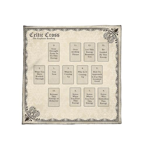 CHIZISX Wahrsager-Tischdecke, Sternbilder, Astrologie, Tarots, Kartentischdecke, Altar, Stoff, Wahrsagungen, Brettspiel, Zubehör, Altäre, Tarots, Kartentuch CHIZISX Wahrsager-Tischdecke, Sternbilder, Astrologie, Tarots, Kartentischdecke, Altar, Stoff, Wahrsagungen, Brettspiel, Zubehör, Altäre, Tarots, Kartentuch von CHIZISX
