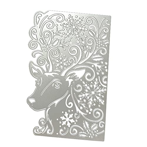 CHIZISX Weihnachten Elch Metall Stanzformen Schablone Scrapbook Album Papier Karte V CHIZISX Weihnachten Elch Metall Stanzformen Schablone Scrapbook Album Papier Karte V von CHIZISX