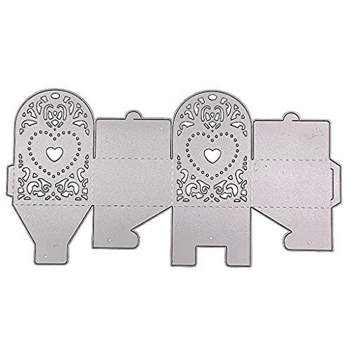 CHIZISX für kreative Süßigkeiten-Box-Stanzform, niedliche Spitzen-Box, Papier-Kunst-Schneidevorlage, tolles Geschenk für Kinder, von CHIZISX