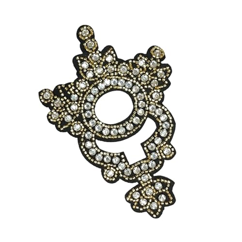Elegante Perlenstickerei zum Aufnähen auf Kleidungsstücken, ideal für Taschen, Kleidung, Hemden, Dekorationen von CHIZISX