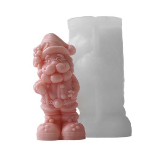 Flexibler Silikonform Handgefertigt Duftende Kerzenform Weihnachtszeit Santa Form Aromatherapys Juwely Schimmel Home Dekorationen Einfach Demold Silikon von CHIZISX