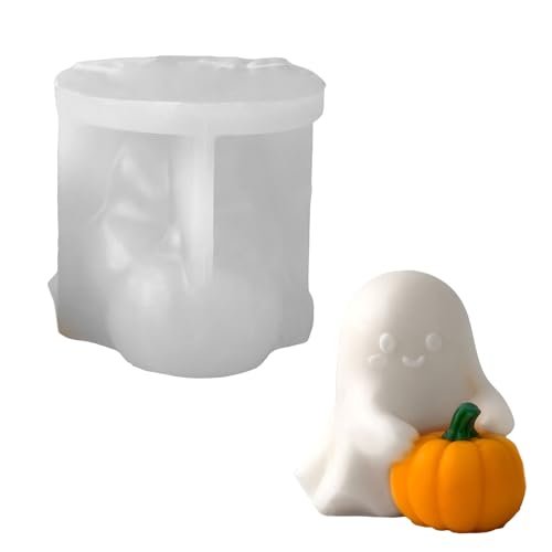 Freundliche Silikonkerzenform Detaillierte Geisterform Form Für Haushandwerksprojekte Halloween Silikonkerkerform von CHIZISX
