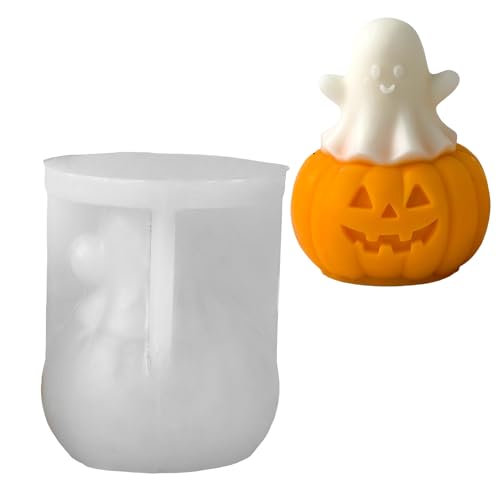 Freundliche Silikonkerzenform Detaillierte Geisterform Form Für Haushandwerksprojekte Halloween Silikonkerkerform von CHIZISX