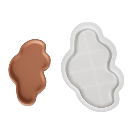 Handwerk Ihr Eigenes Harz Und Betonschalen Robustes Silikon Home Dekoration Mit Großen Ovalen Eleganten Formen Täglich Unregelmäßige Ovale Form von CHIZISX