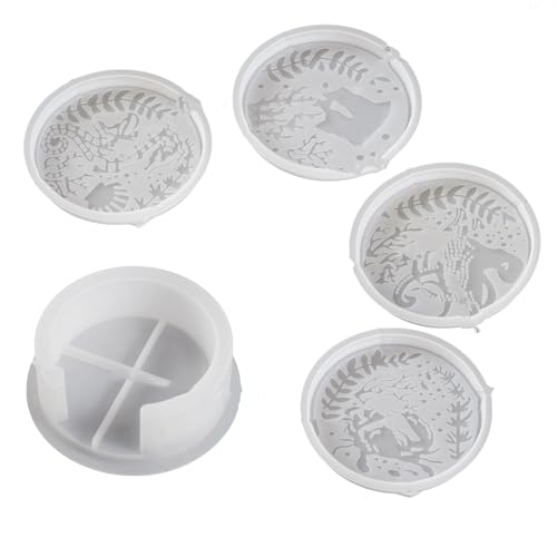 Handwerk Silikonform Set Für Einzigartige Harz Untersetzer Ozeanik Inspirieren Konstruktionen Und Lebensmittel Sichere Materialien Silikon Untersetzer Schimmel von CHIZISX