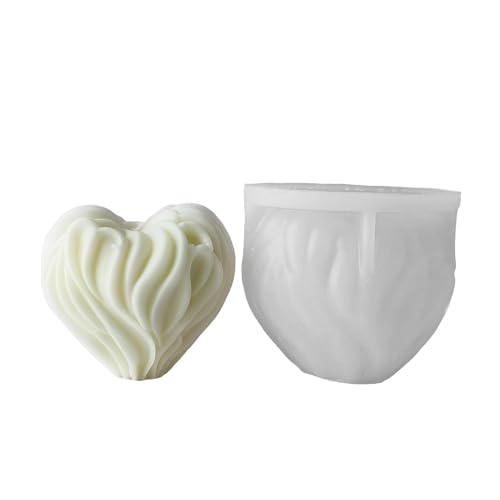 Herzförmige Kerzenform Gips Ornament Form Desktop Dekoration Schimmel Herzförmige Kerzenform Gips Ornament Form Desktop Dekoration Schimmel von CHIZISX