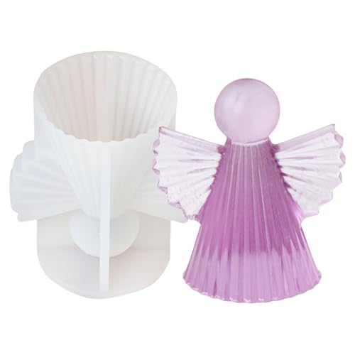 Mehrzweckengelkerkerformen Flexibles Robustes Silikon Für Erstellen Eleganter Designs Für Und Event Dekorationskerzen Herstellung Set von CHIZISX