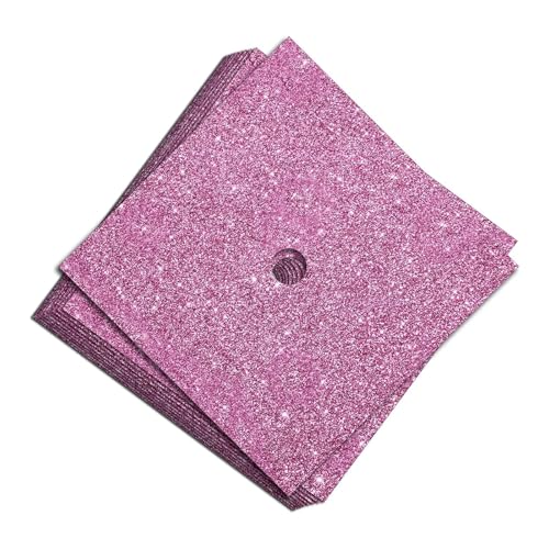 Packung mit 10 eleganten glitzernden Kartons für Abschlussfeiern, Basteldekorationen, Hutverzierungen, Bastelmaterialien Packung mit 10 eleganten glitzernden Kartons für Abschlussfeiern, Basteldekorationen, Hutverzierungen, Bastelmaterialien von CHIZISX