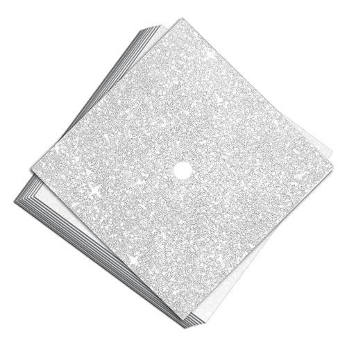 Packung mit 10 eleganten glitzernden Kartons für Abschlussfeiern, Basteldekorationen, Hutverzierungen, Bastelmaterialien Packung mit 10 eleganten glitzernden Kartons für Abschlussfeiern, Basteldekorationen, Hutverzierungen, Bastelmaterialien von CHIZISX