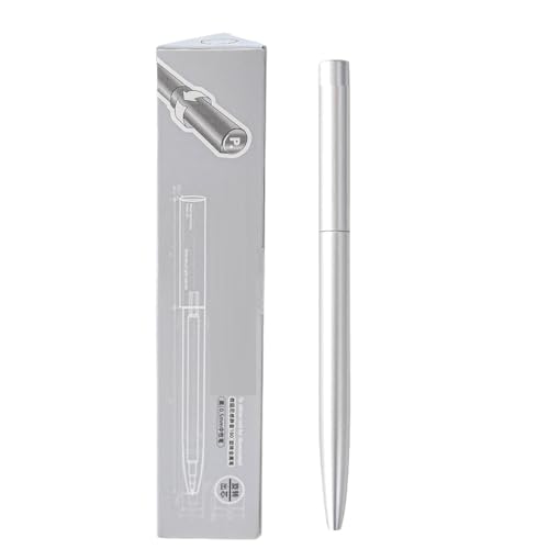 Rotierender Mechanismus Kugelschreiber 0 5 Mm Metallkörperkomfort Nacht Verwenden Ergonomische Metallstallscheibe Stift von CHIZISX