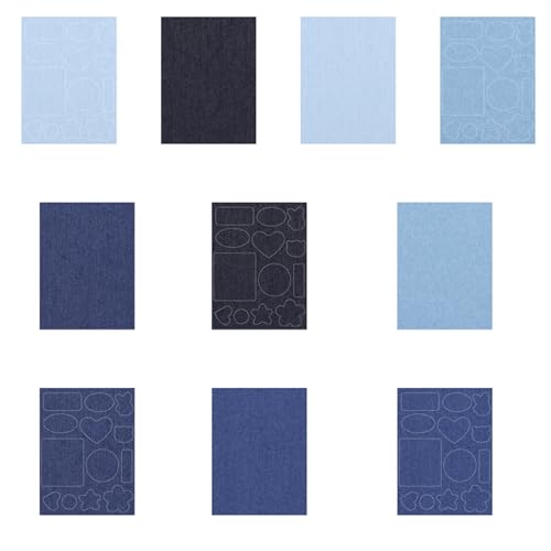 Selbstklebende Jeansflicken zum Aufbügeln Stoffflicken Reparaturflicken Dekoration Flicken für Lochreparatur Selbstklebende Jeansflicken zum Aufbügeln Stoffflicken Reparaturflicken Dekoration Flicken für Lochreparatur von CHIZISX