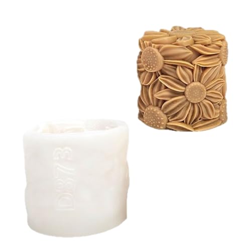 Silikonformen für Blumen, zylindrische Formen, Ornamente, Epoxidharz, Gips, Formen zur Herstellung von CHIZISX