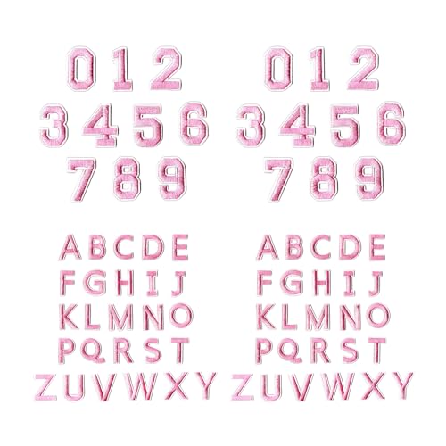 Stabile bestickte Buchstaben-Applikation für Kleidung, Reparatur, Bastelprojekte und Dekoration, kindersicheres Nähen, Basteln, 72 Stück Stabile bestickte Buchstaben-Applikation für Kleidung, Reparatur, Bastelprojekte und Dekoration, kindersicheres Nähen, Basteln, 72 Stück von CHIZISX