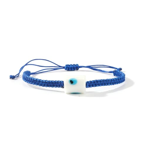 Trommelförmige Glasperle, verstellbare Baumwollschnur, handgefertigter Schmuck für Damen, Sommer, handgefertigter Schmuck von CHIZISX
