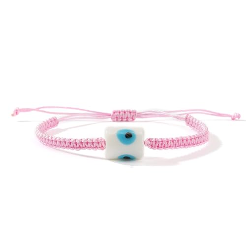 Trommelförmige Glasperle, verstellbare Baumwollschnur, handgefertigter Schmuck für Damen, Sommer, handgefertigter Schmuck von CHIZISX