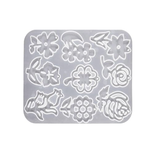 Verschiedene Blumen-Silikonformen für handgefertigte Schmuckherstellung mit Rosenblatt-Formen, stilvolle Anhänger-Charm-Form Verschiedene Blumen-Silikonformen für handgefertigte Schmuckherstellung mit Rosenblatt-Formen, stilvolle Anhänger-Charm-Form von CHIZISX