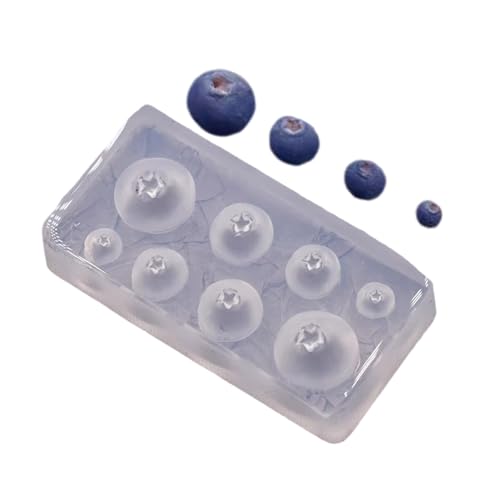 Vielseitige Blaubeer-Silikonform für Epoxidharz-Gasten, tragbar, für einzigartige Tabletts und künstlerische Gerichte, leicht entformbare Oberflächen Vielseitige Blaubeer-Silikonform für Epoxidharz-Gasten, tragbar, für einzigartige Tabletts und künstlerische Gerichte, leicht entformbare Oberflächen von CHIZISX