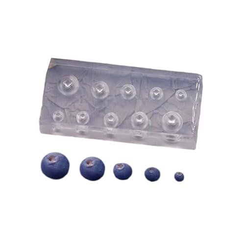 Vielseitige Blaubeer-Silikonform für Epoxidharz-Gasten, tragbar, für einzigartige Tabletts und künstlerische Gerichte, leicht entformbare Oberflächen Vielseitige Blaubeer-Silikonform für Epoxidharz-Gasten, tragbar, für einzigartige Tabletts und künstlerische Gerichte, leicht entformbare Oberflächen von CHIZISX