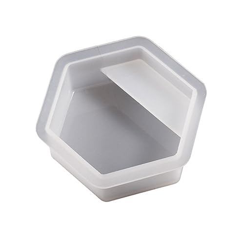 Visitenkarte Silikonform Harz Halbkreisblüten Wolken Regenbogen Hexagon Herzform Formen Ornament Herz Ornamente Epoxyformen von CHIZISX