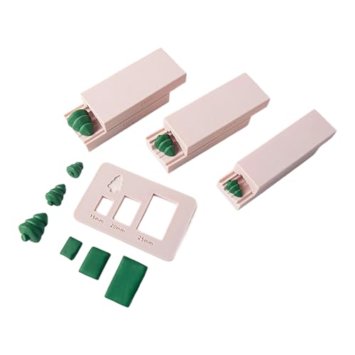 Weihnachtsbaum-Polymer-Ton-Stempel, 3 Rollen für Ohrring-Anhänger, Basteln und künstlerischen Schmuck, Tonperlen Weihnachtsbaum-Polymer-Ton-Stempel, 3 Rollen für Ohrring-Anhänger, Basteln und künstlerischen Schmuck, Tonperlen von CHIZISX