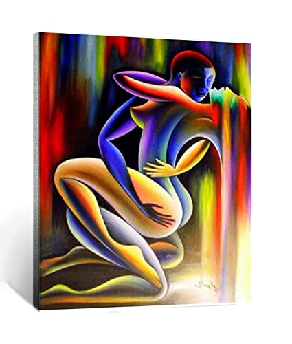 CHKNUJY Malen nach Zahlen Kits Kunst Bunte abstrakte nackte Männer und Frauen DIY vorgedruckte Leinwand Ölgemälde Geschenk für Erwachsene Kinder Home House Decor 40 * 50 cm rahmenlose CHKNUJY Malen nach Zahlen Kits Kunst Bunte abstrakte nackte Männer und Frauen DIY vorgedruckte Leinwand Ölgemälde Geschenk für Erwachsene Kinder Home House Decor 40 * 50 cm rahmenlose von CHKNUJY