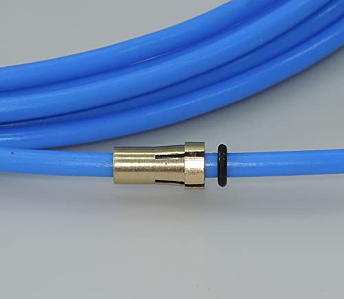 CHNsalescom BINZEL Europäischer MIG-Schweißliner PTFE-Graphit-Kupferfutter Euro KZ-2 (3 meters,Teflon-Blue) von CHNsalescom