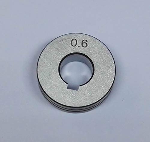 CHNsalescom MIG Drahtvorschubantriebsrolle 0,6 0,8 0,9 1,0 1,2 mm Außendurchmesser: 36 mm Innendurchmesser: 15 mm B: 11 mm (V-Groove .023"-.023" <0.6-0.6>) von CHNsalescom