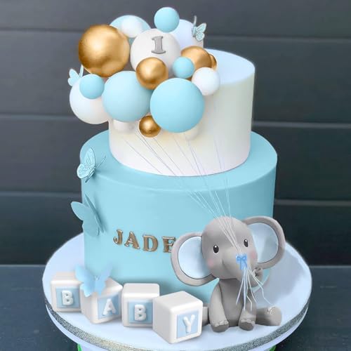 30 Stück Elefant Tortendeko Geburtstag, Cupcake Deko Oh Baby Kuchen Topper, Schmetterling Cake Topper für Babyparty Baby Shower Partydeko 30 Stück Elefant Tortendeko Geburtstag, Cupcake Deko Oh Baby Kuchen Topper, Schmetterling Cake Topper für Babyparty Baby Shower Partydeko von CHONGQILAO